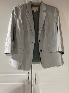 Banana Republic Light Gray women’s Blazer - Two-Button